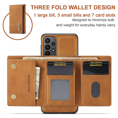 Retro Detachable Fold Wallet Galaxy A23 Case Magnetic Clip