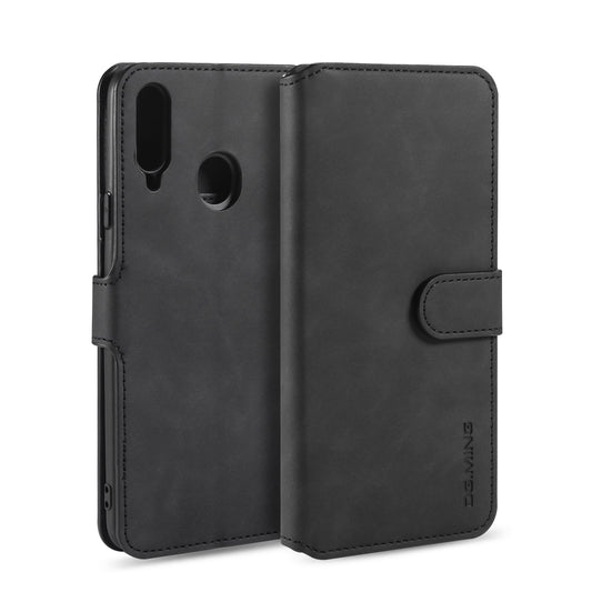 Retro Leather Edge Galaxy A20s Case with Hand Strap