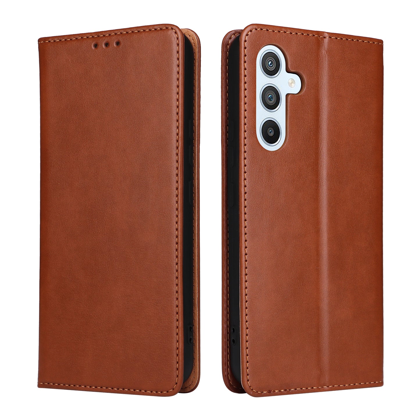 PU Leather Galaxy A24 Case Wallet Stand Texture Deluxe