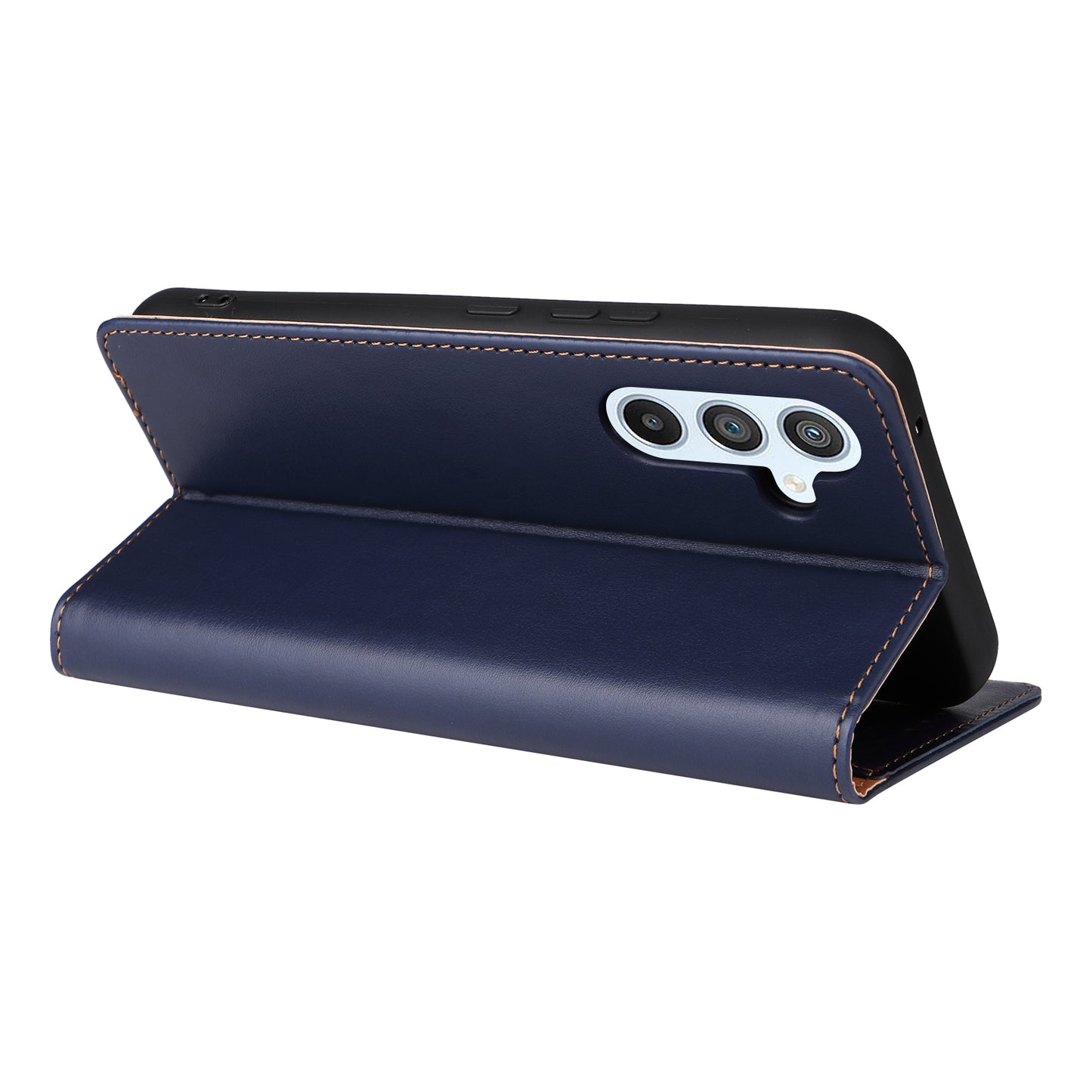 PU Leather Galaxy A24 Case Wallet Stand Texture Deluxe