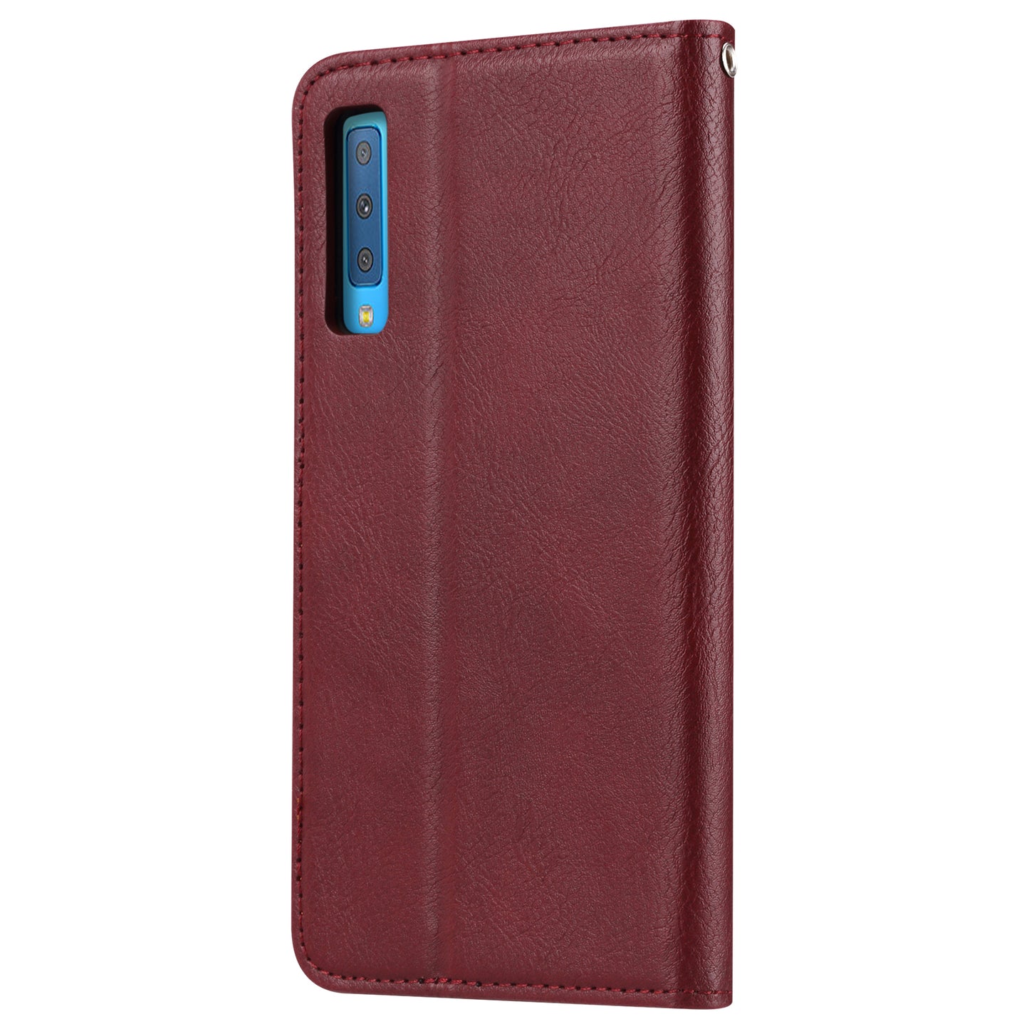 Classical Knead Leather Galaxy A50s Case with Notes Pocket