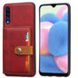 Buckle Retro Leather Galaxy A30s Case Stand Multi-card Slots