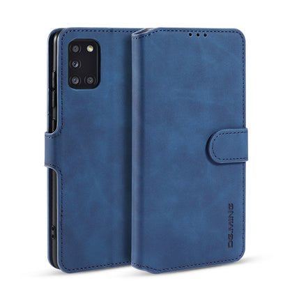 Retro Leather Edge Galaxy A13 Case with Hand Strap