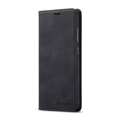 Illusion Slim Retro Leather Galaxy A41 Case Magnetic