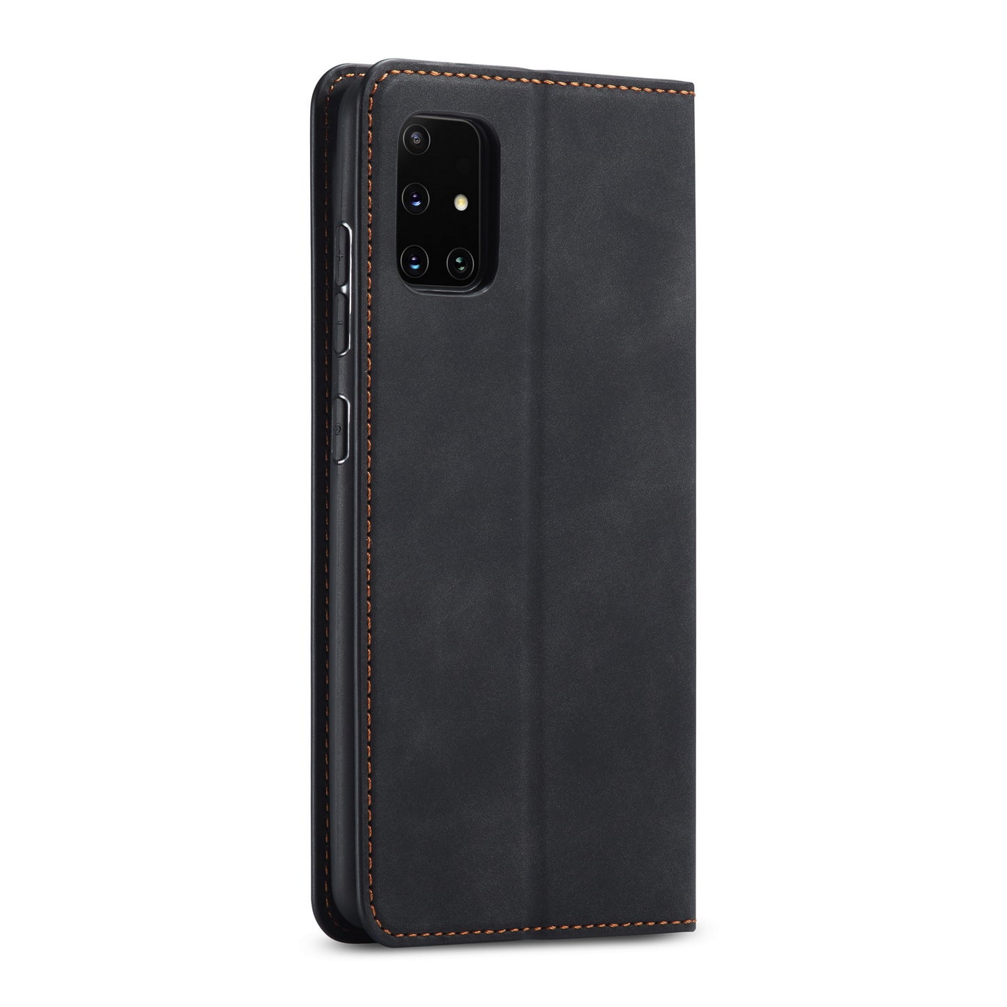 Illusion Slim Retro Leather Galaxy A41 Case Magnetic