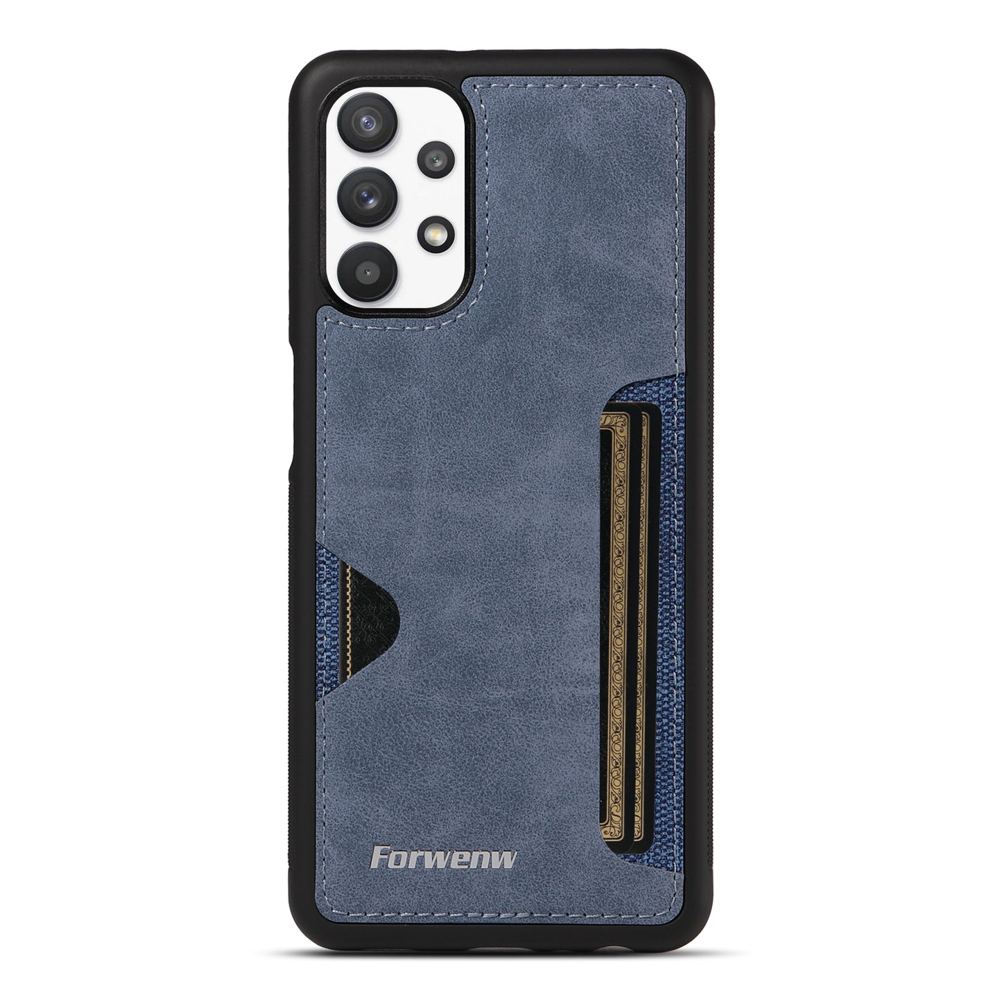 Insert Card Slot Leather Skin Galaxy A25 Case Back