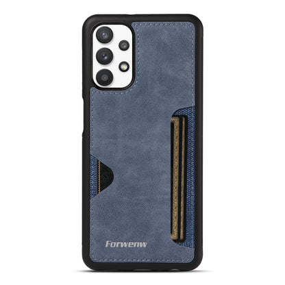 Insert Card Slot Leather Skin Galaxy A04s Case Back