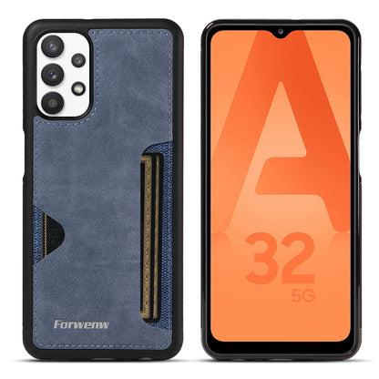 Insert Card Slot Leather Skin Galaxy A04s Case Back