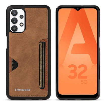 Insert Card Slot Leather Skin Galaxy A04 Case Back