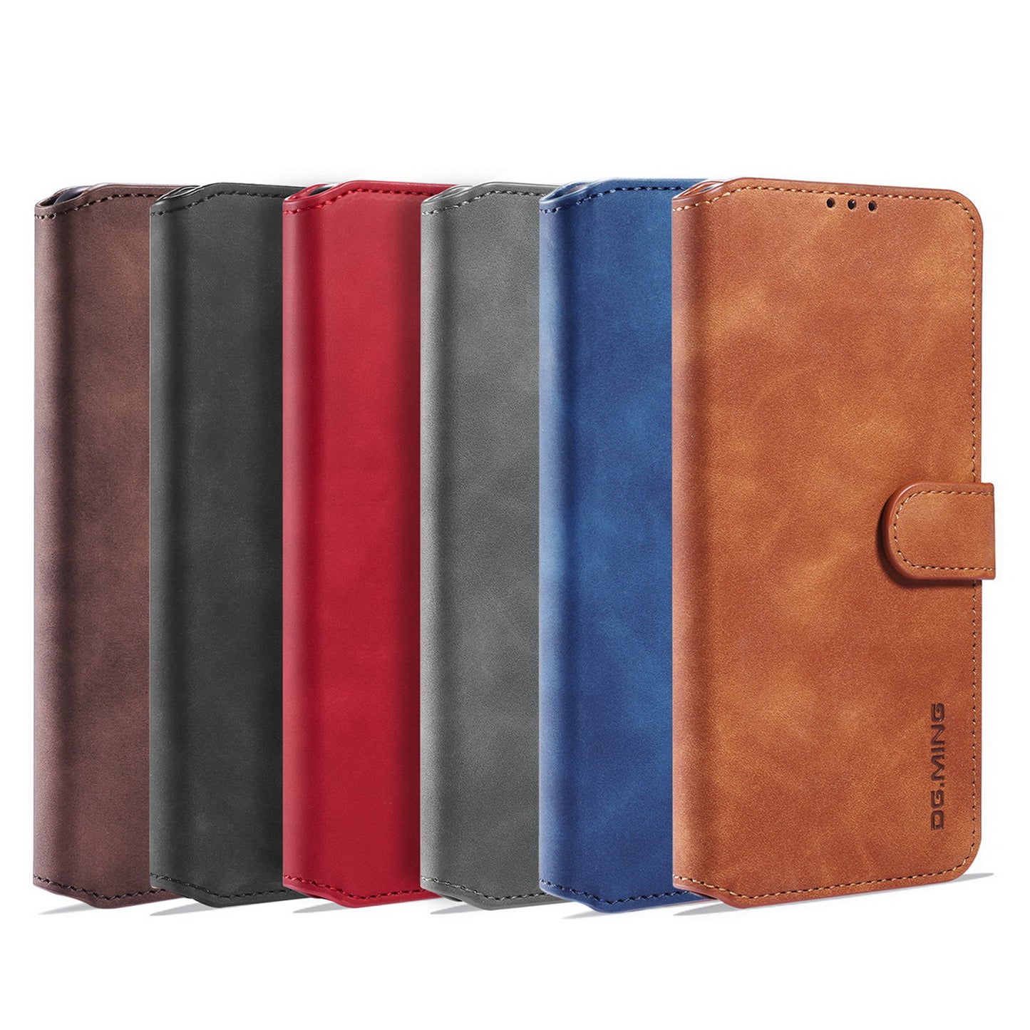 Retro Leather Edge Galaxy A32 Case with Hand Strap