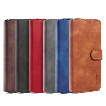 Retro Leather Edge Galaxy A32 Case with Hand Strap