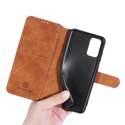 Retro Leather Edge Galaxy A32 Case with Hand Strap