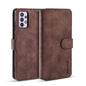 Retro Leather Edge Galaxy A32 Case with Hand Strap