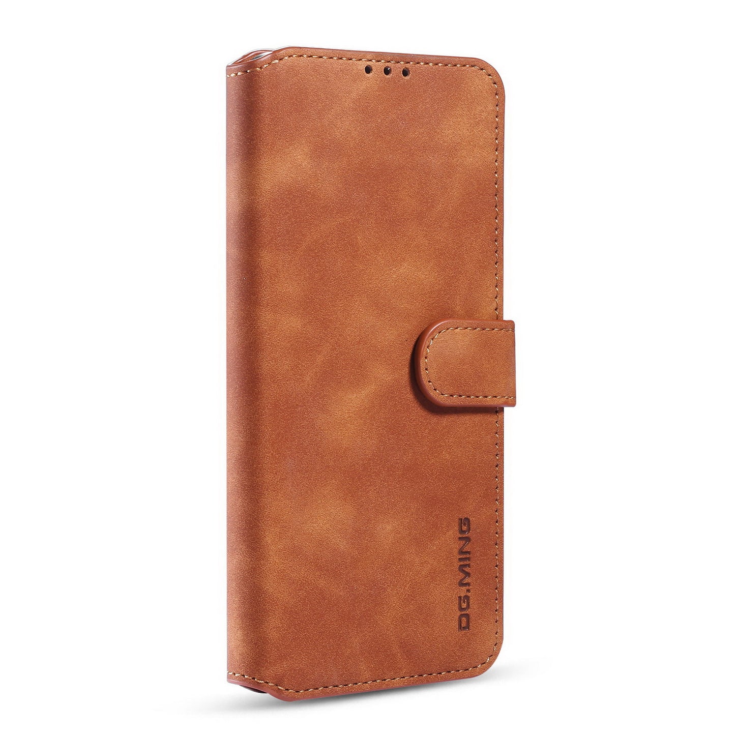 Retro Leather Edge Galaxy A32 Case with Hand Strap