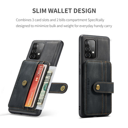 Powerful Magnetic Card Holder Galaxy A32 Case Detachable