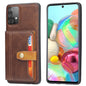 Buckle Retro Leather Galaxy A32 Case Stand Multi-card Slots