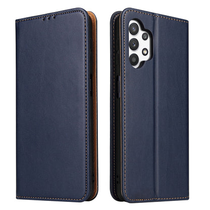 PU Leather Galaxy A32 Case Wallet Stand Texture Deluxe