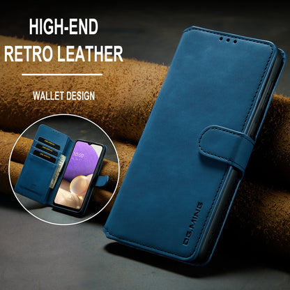 Retro Leather Edge Galaxy A33 Case with Hand Strap