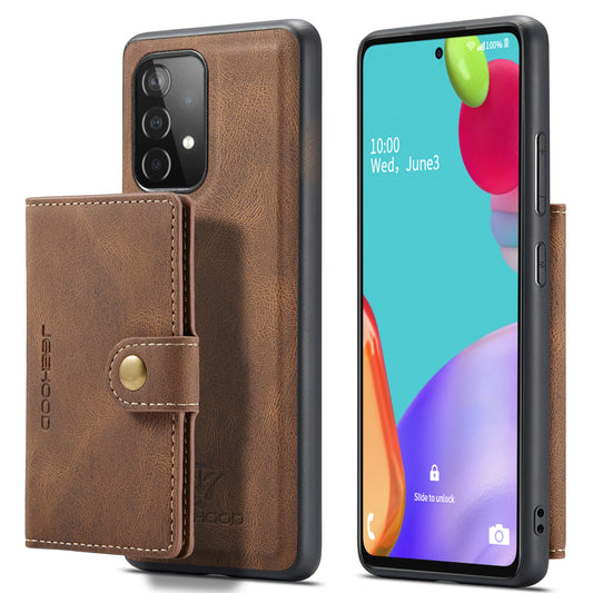 Magnetic Detachable Card Holder Galaxy A33 Case Leather Flip