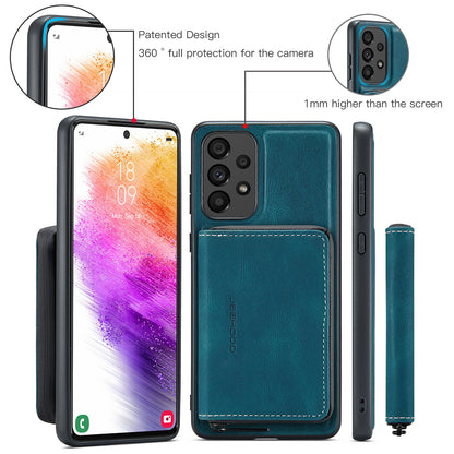 Magnetic Removable Zipper Wallet Galaxy A33 Case Leather Back