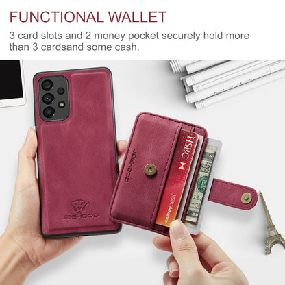 Powerful Magnetic Card Holder Galaxy A33 Case Detachable