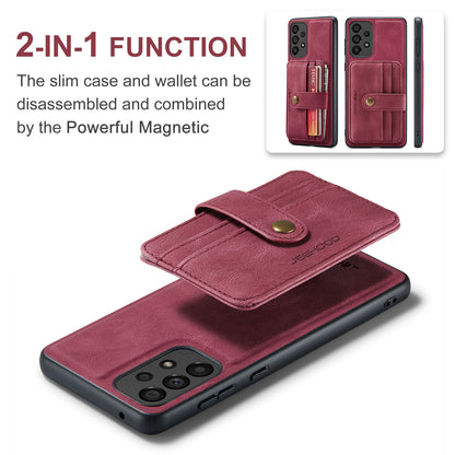 Powerful Magnetic Card Holder Galaxy A33 Case Detachable