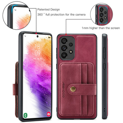 Powerful Magnetic Card Holder Galaxy A33 Case Detachable