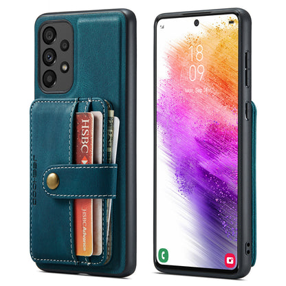 Powerful Magnetic Card Holder Galaxy A33 Case Detachable