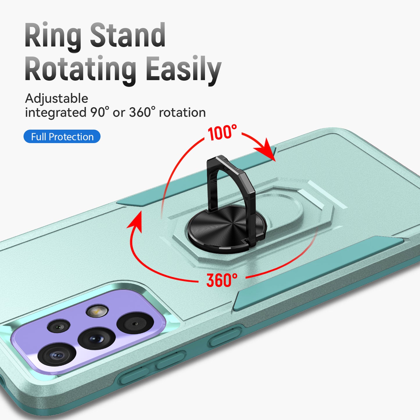 Pioneer Galaxy A33 Case Rotating Ring Stand