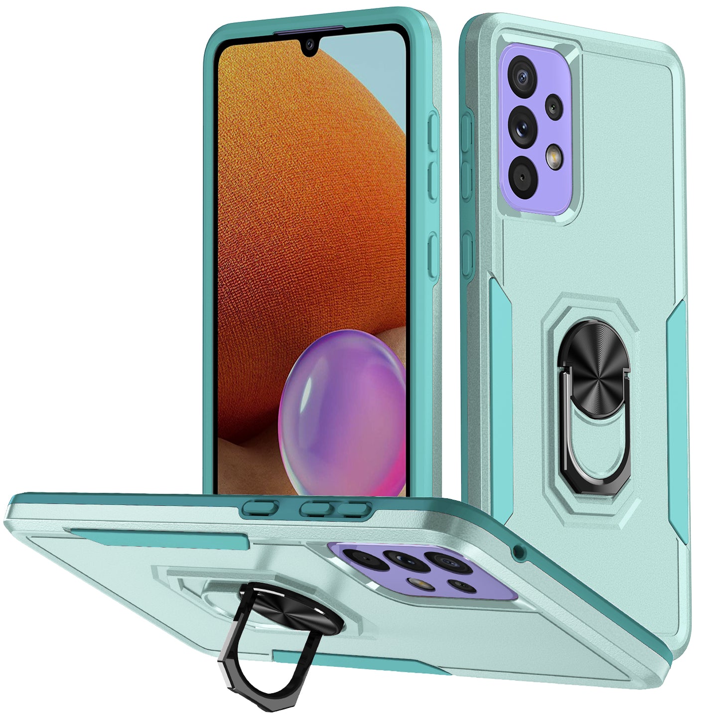 Pioneer Galaxy A33 Case Rotating Ring Stand