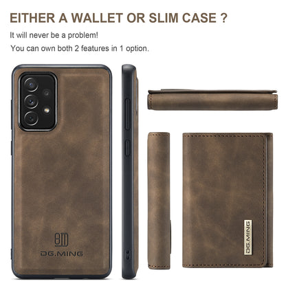 Retro Detachable Fold Wallet Galaxy A33 Case Magnetic Clip