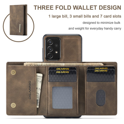 Retro Detachable Fold Wallet Galaxy A33 Case Magnetic Clip