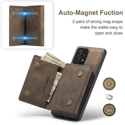 Retro Detachable Fold Wallet Galaxy A33 Case Magnetic Clip