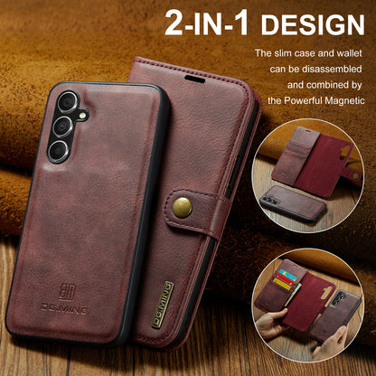 Wallet Detachable 2 In 1 Buckle Galaxy A34 Case Magnetic