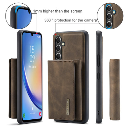 Retro Detachable Fold Wallet Galaxy A34 Case Magnetic Clip