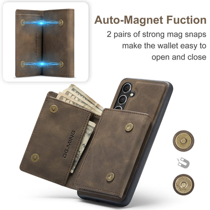 Retro Detachable Fold Wallet Galaxy A34 Case Magnetic Clip