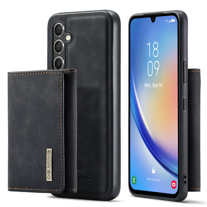 Retro Detachable Fold Wallet Galaxy A34 Case Magnetic Clip