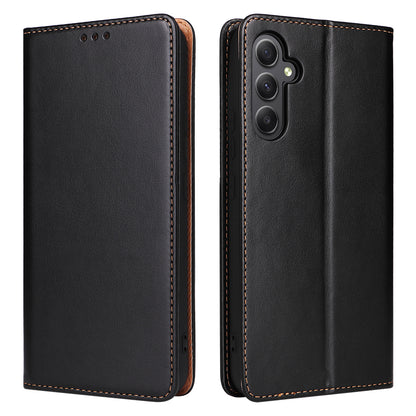 PU Leather Galaxy A34 Case Wallet Stand Texture Deluxe