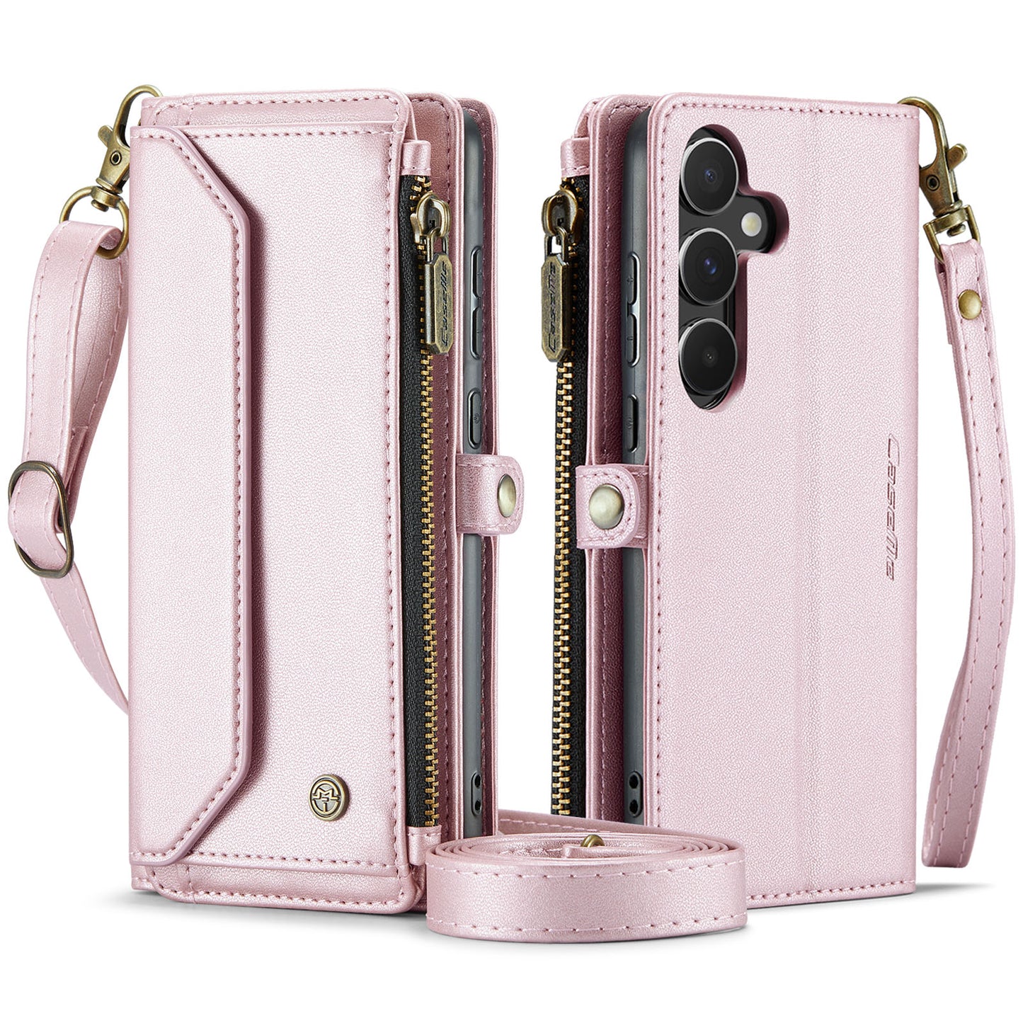 Women Shoulder Bag Samsung Galaxy A35 Case Card Slots Buckle Pockets