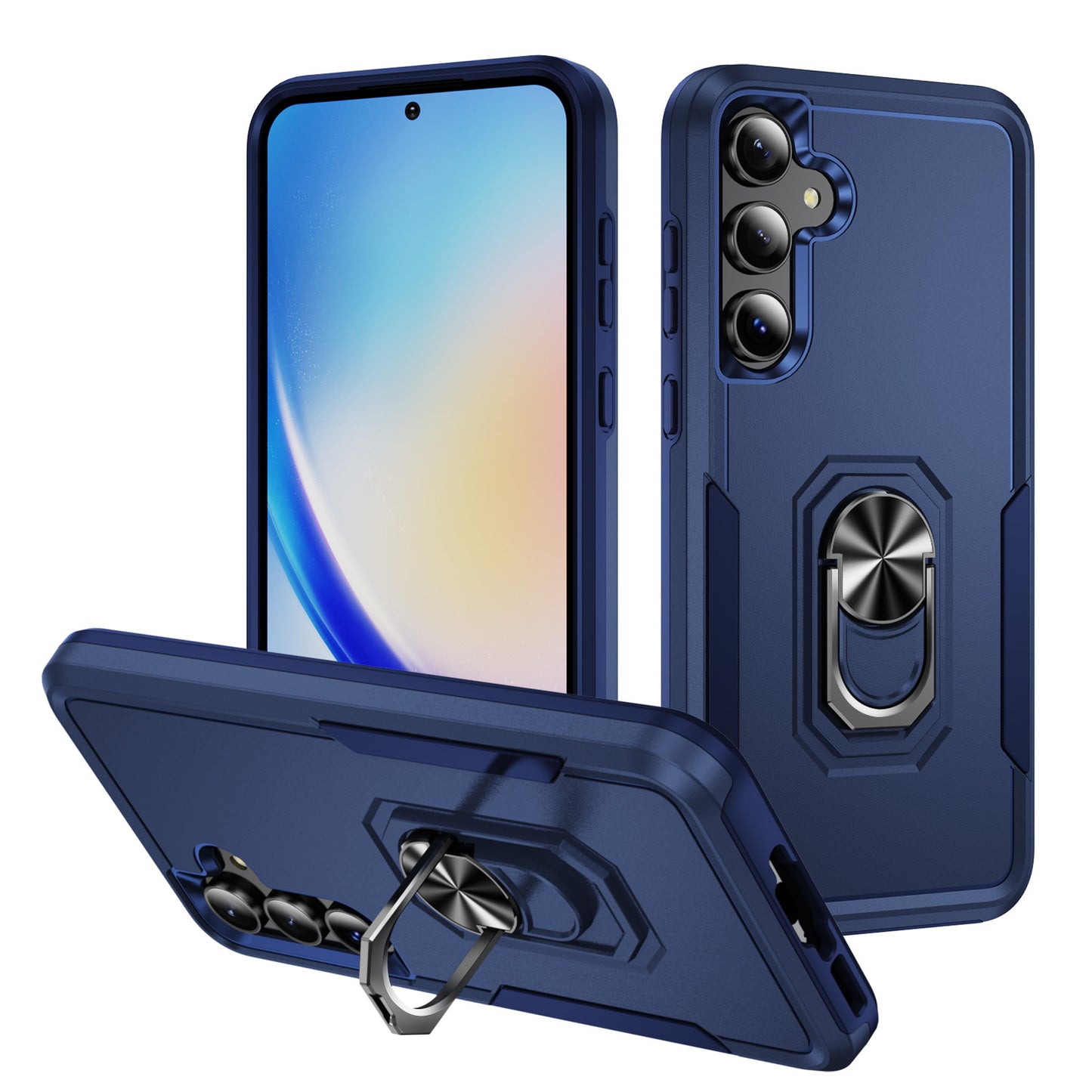 Pioneer Galaxy A35 Case Rotating Ring Stand