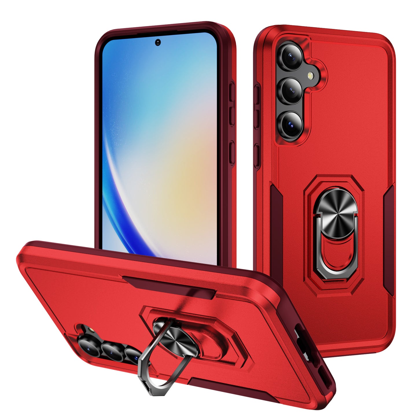 Pioneer Galaxy A35 Case Rotating Ring Stand