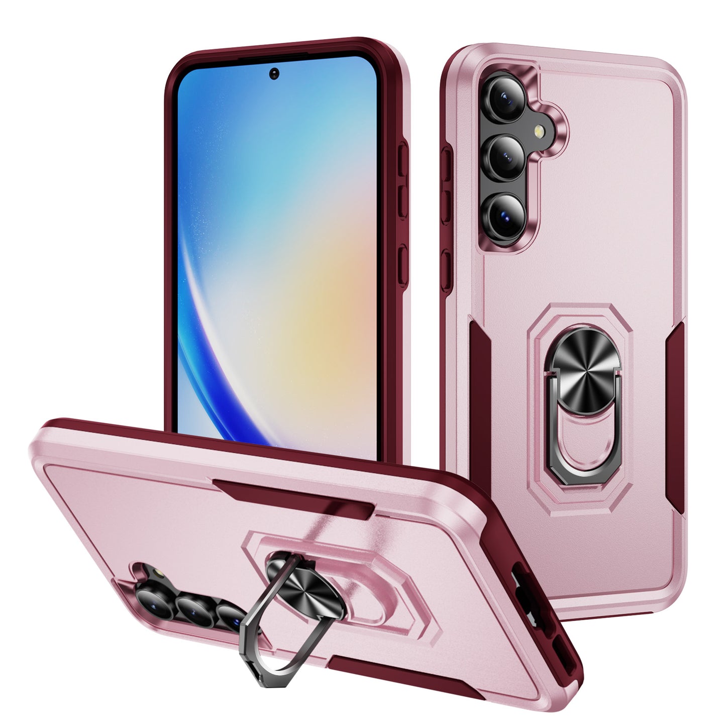 Pioneer Galaxy A35 Case Rotating Ring Stand