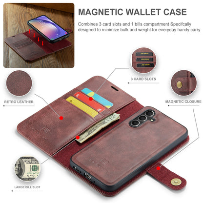 Wallet Detachable 2 In 1 Buckle Galaxy A35 Case Magnetic