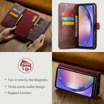 Wallet Detachable 2 In 1 Buckle Galaxy A35 Case Magnetic