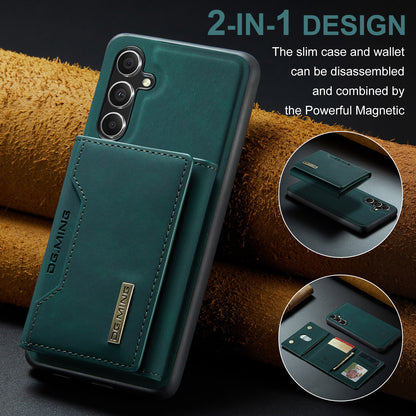 Retro Detachable Fold Card Holder Galaxy A35 Case Magnetic Clip