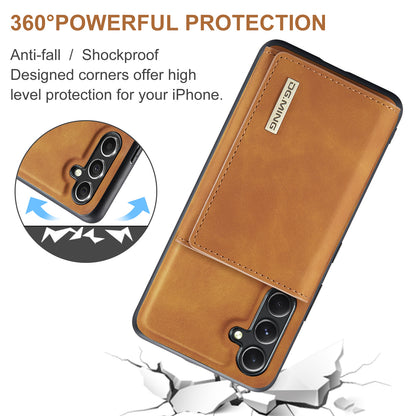 Retro Detachable Fold Wallet Galaxy A35 Case Magnetic Clip