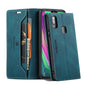 Luxury Retro Leather Galaxy A40s Case Magnetic Buckle RFID