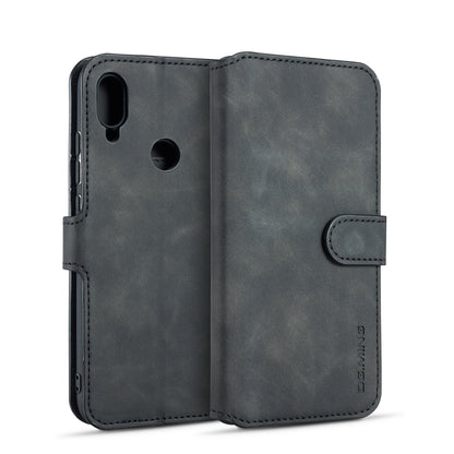 Retro Leather Edge Galaxy A40s Case with Hand Strap