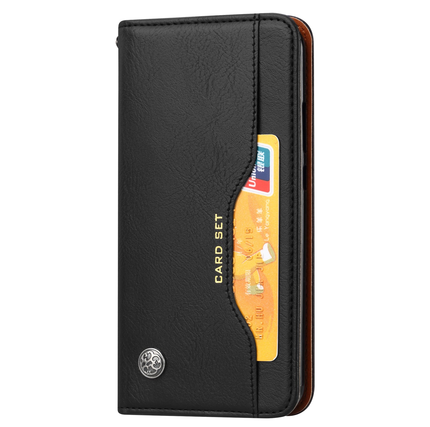 Classical Knead Leather Galaxy A40 Case with Notes Pocket