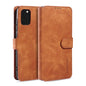 Retro Leather Edge Galaxy A41s Case with Hand Strap